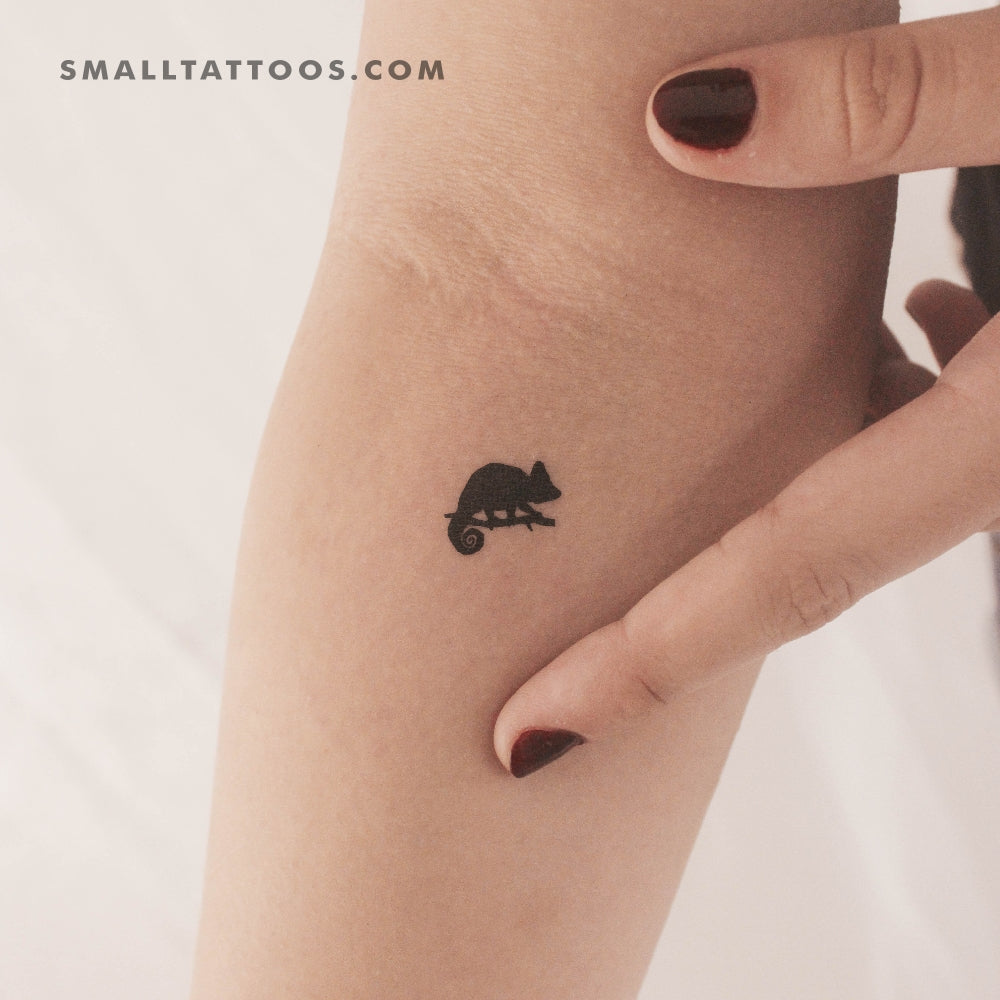 Tatuaje temporal de camaleón (juego de 3)