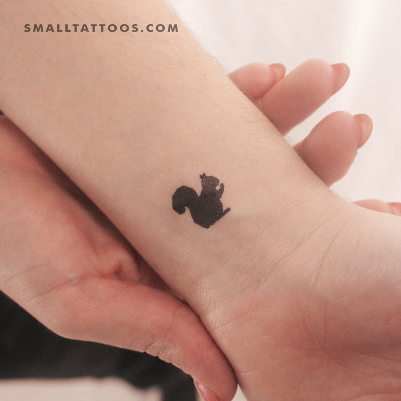 Little Squirrel Temporary Tattoo (Set of 3)