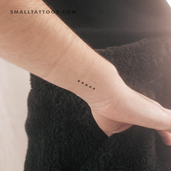 Five Dots Temporary Tattoo (Set of 3)