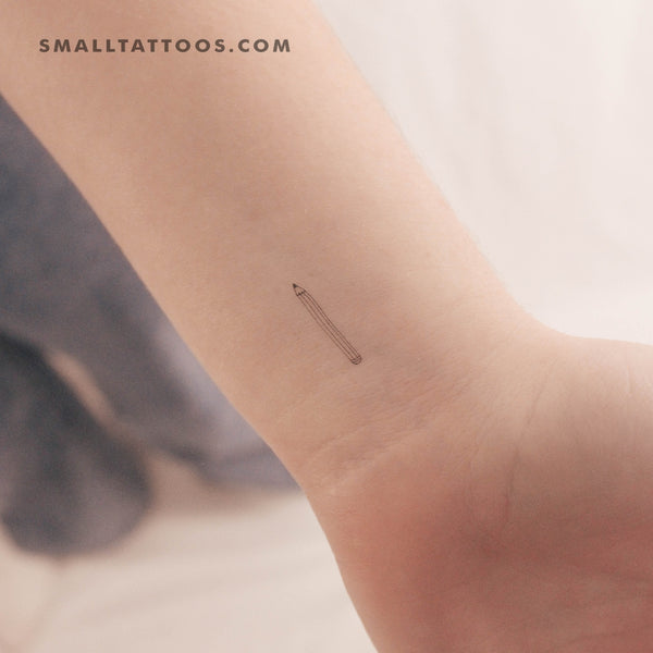Little Pencil Temporary Tattoo (Set of 3)