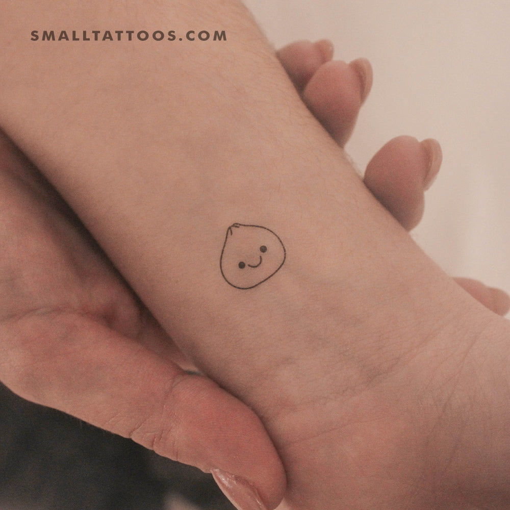 Tiny Dumpling Temporary Tattoo (Set of 3)