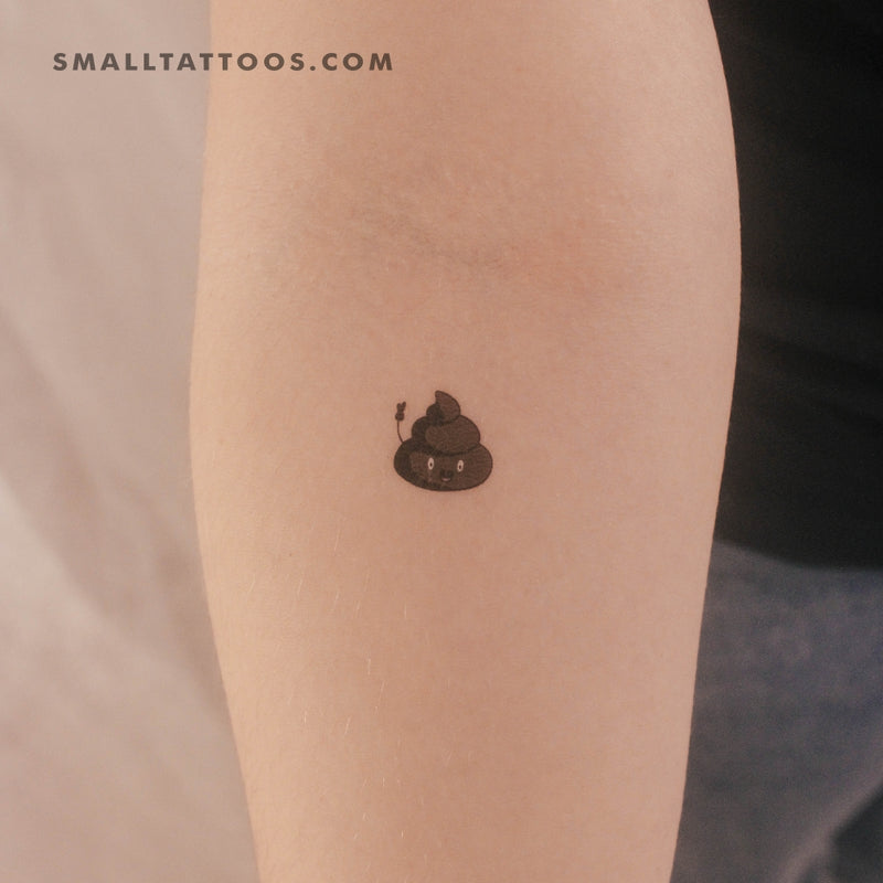 Poo Temporary Tattoo (Set of 3)