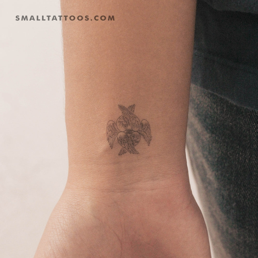 Tatuaje temporal de serafín (juego de 3)