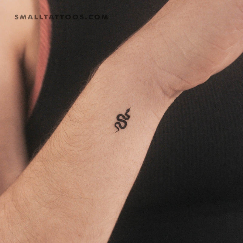 Tiny Snake Temporary Tattoo (Set of 3)