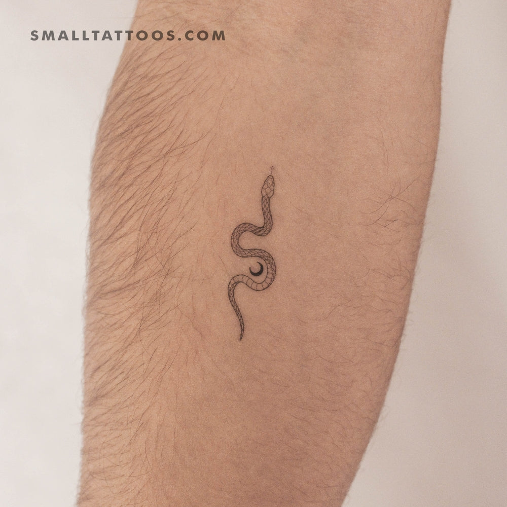 Tatuaje temporal de la serpiente Soma de Jakenowicz (juego de 3)