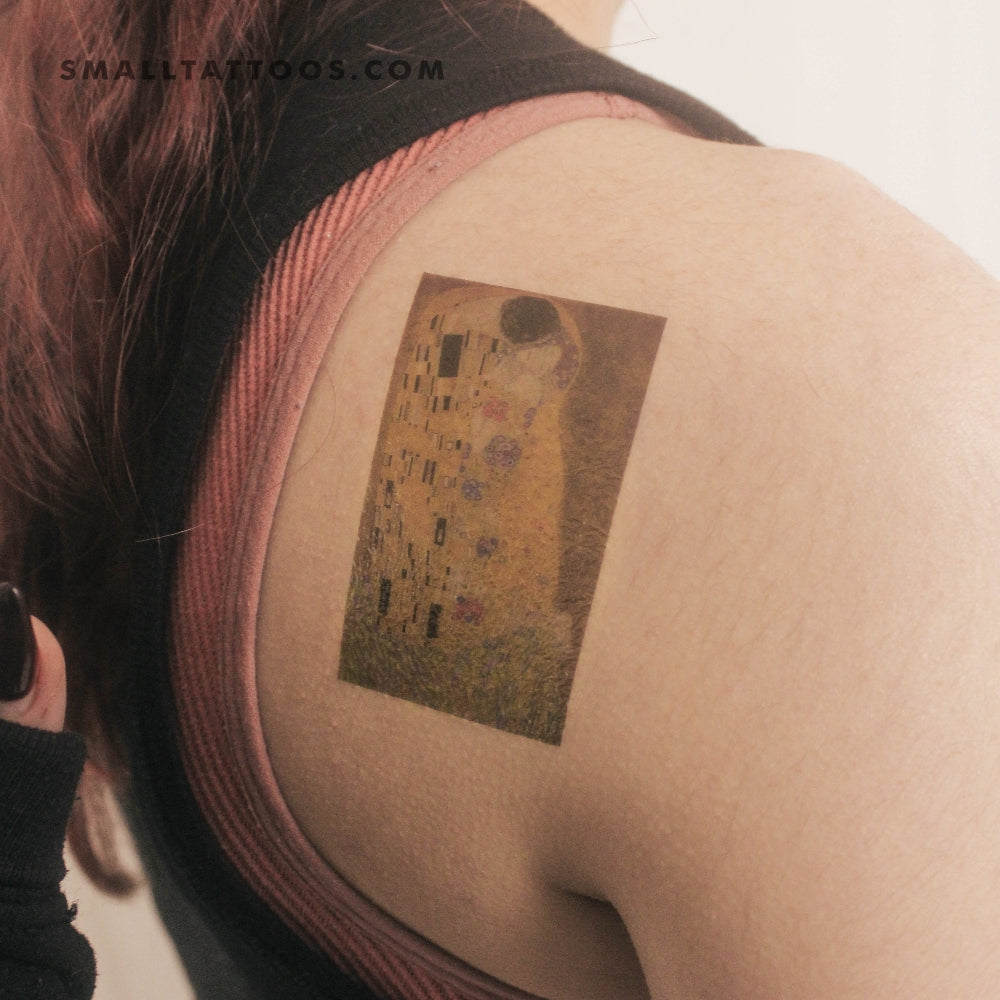 Tatuaje temporal de El beso de Klimt (juego de 3)