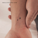 Peter Pan Stars Temporary Tattoo (Set of 3)