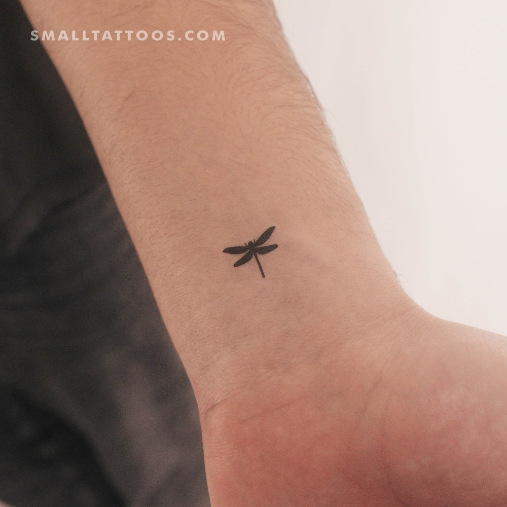 Tatuaje temporal de libélula pequeña (juego de 3)