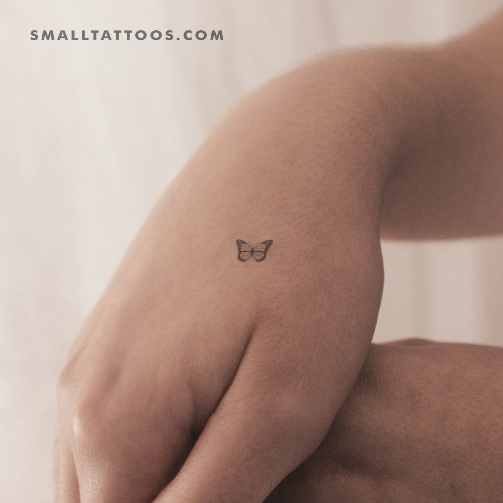 Tatuaje temporal de mariposa cola de golondrina (juego de 3)