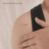 Be Still Temporary Tattoo (Set of 3)