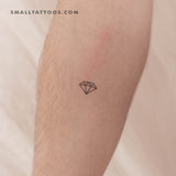 Minimalist Diamond Temporary Tattoo (Set of 3)