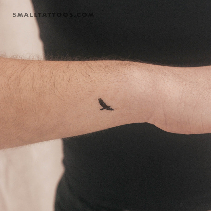 Small Flying Eagle Temporary Tattoo (Set of 3)