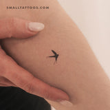 Small Swallow Temporary Tattoo (Set of 3)