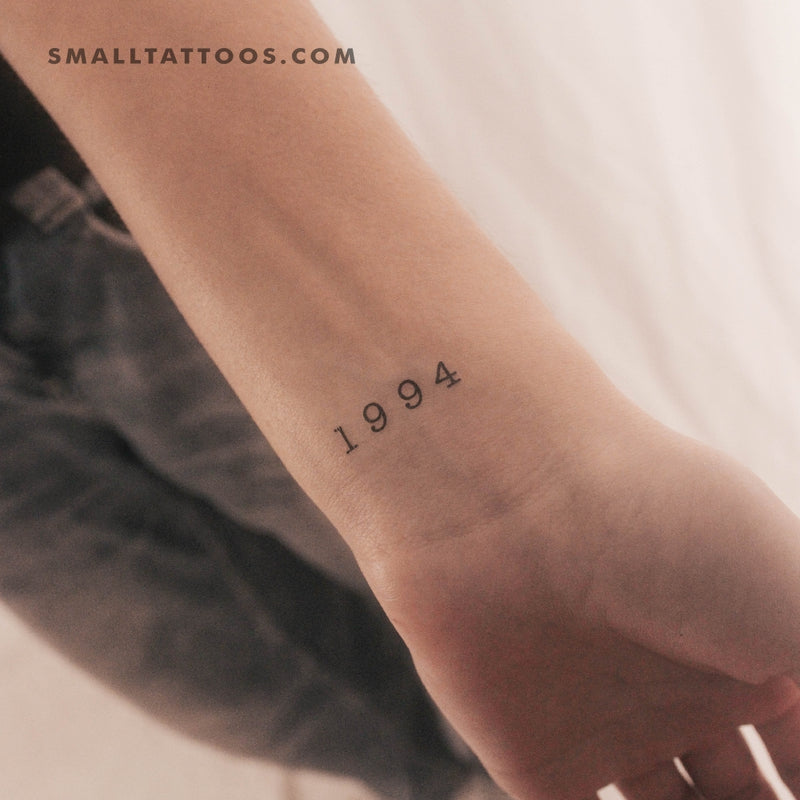 1994 Birth Year Temporary Tattoo (Set of 3)