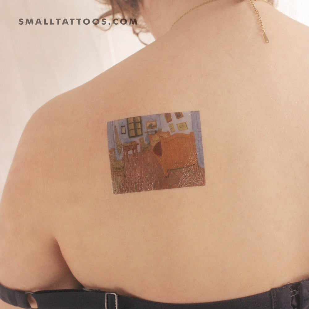 Tatuaje temporal "Dormitorio en Arlés" (juego de 3)