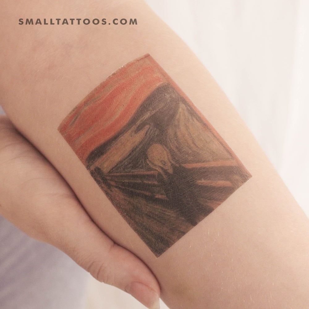 Tatuaje temporal El Grito (juego de 3)