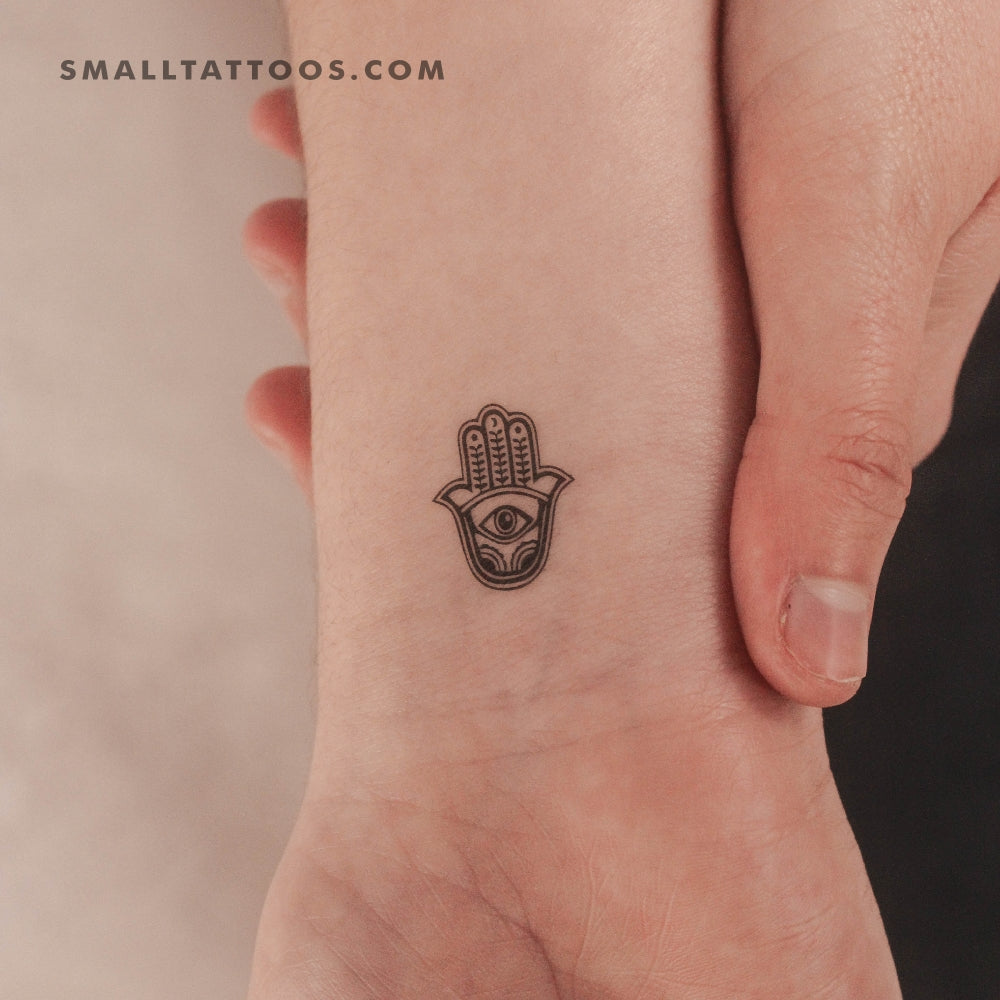 Tatuaje temporal de Hamsa (juego de 3)