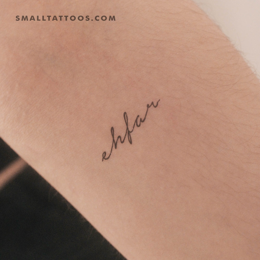 'ehfar' Temporary Tattoo (Set of 3)
