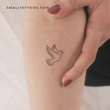 Dove Temporary Tattoo (Set of 3)