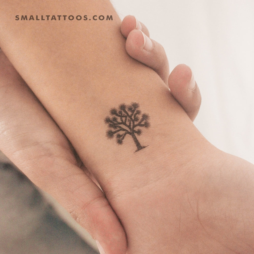 Tatuaje temporal de árbol de Josué (juego de 3)