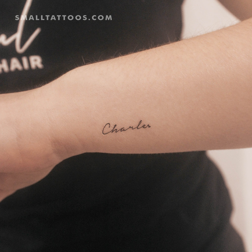 Charles Temporary Tattoo (Set of 3)