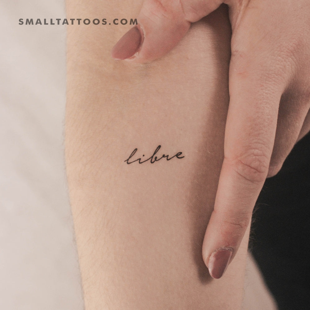 Libre Temporary Tattoo (Set of 3)