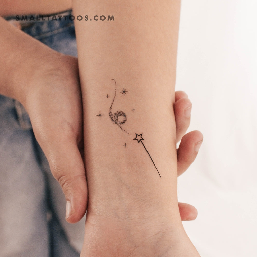 Tatuaje temporal de varita mágica de Cagri Durmaz (juego de 3)