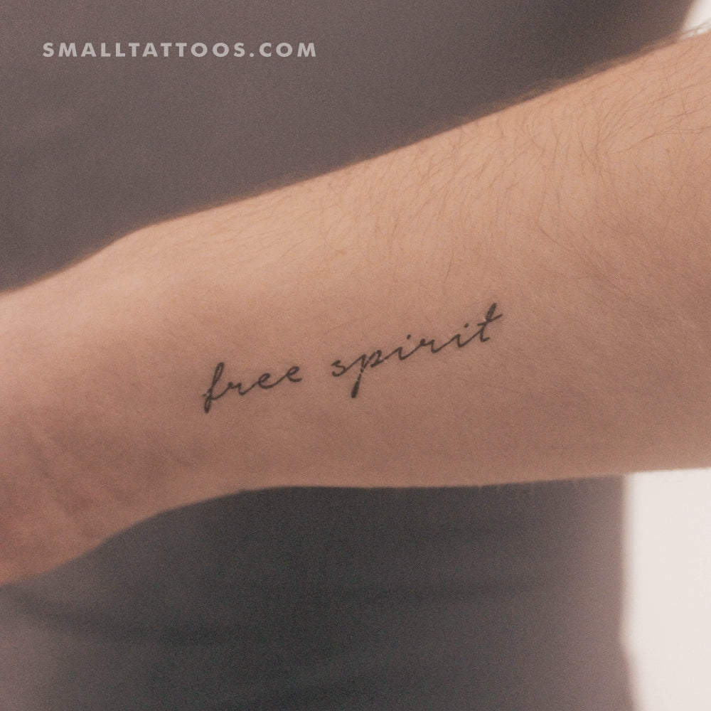 Free Spirit Temporary Tattoo (Set of 3)
