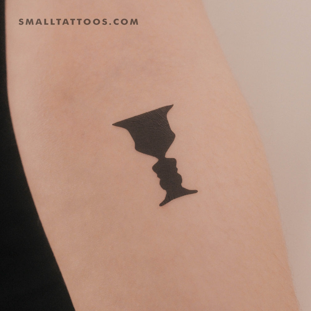 Face Cup Temporary Tattoo (Set of 3)