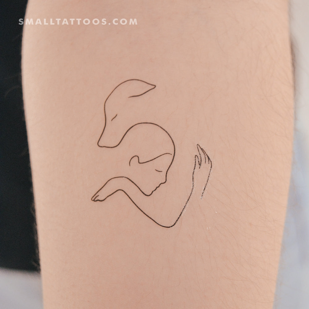 Tatuaje temporal de mejor amigo (juego de 3)
