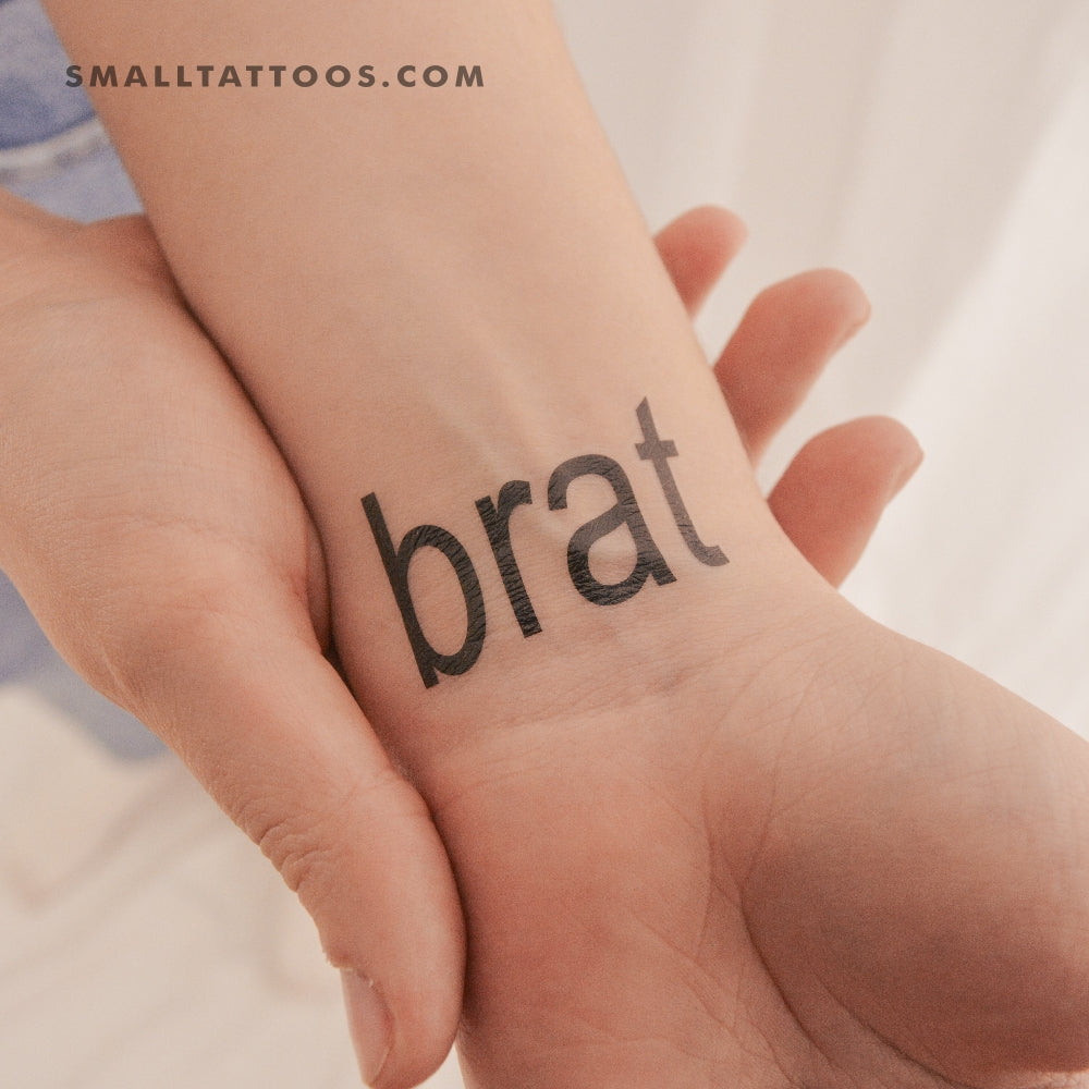 Tatuaje temporal de Brat (juego de 3)