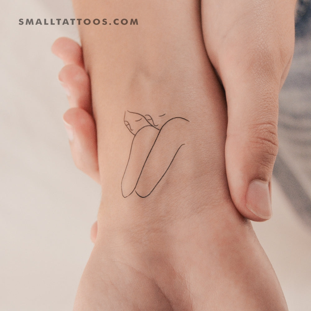 Tatuaje temporal de alma gemela (juego de 3)