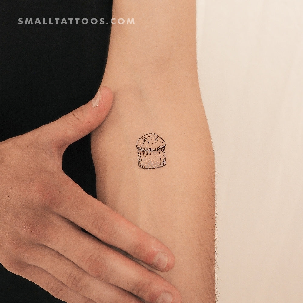 Tatuaje temporal de panettone (juego de 3)