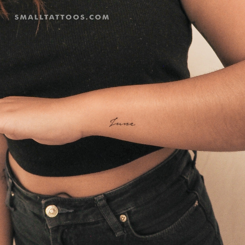 June Temporary Tattoo (Set of 3)