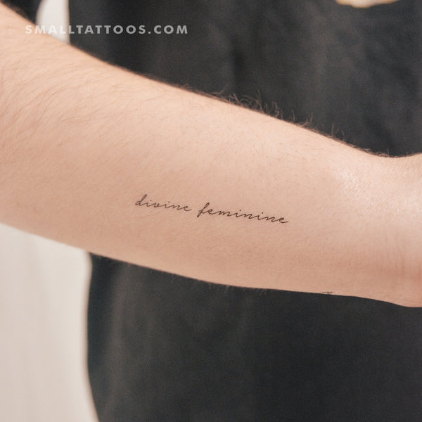 Divine Feminine Temporary Tattoo (Set of 3)
