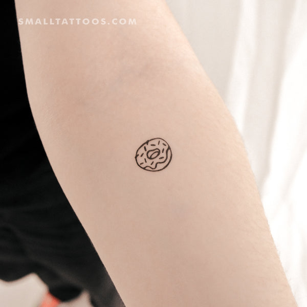 Donut Temporary Tattoo (Set of 3)