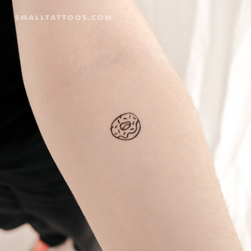 Donut Temporary Tattoo (Set of 3)