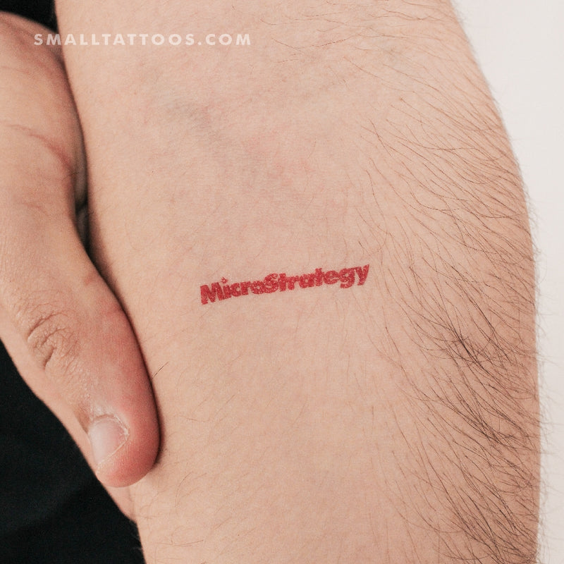 MicroStrategy Temporary Tattoo (Set of 3)