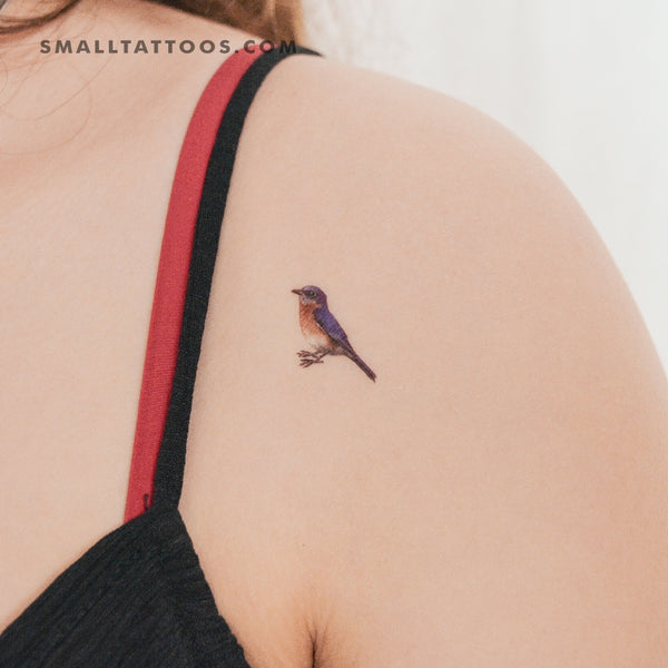 Eastern Bluebird Temporary Tattoo (Set of 3)