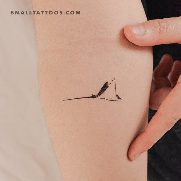 Spotted Manta Ray Temporary Tattoo (Set of 3)