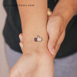 Like Symbol Temporary Tattoo (Set of 3)