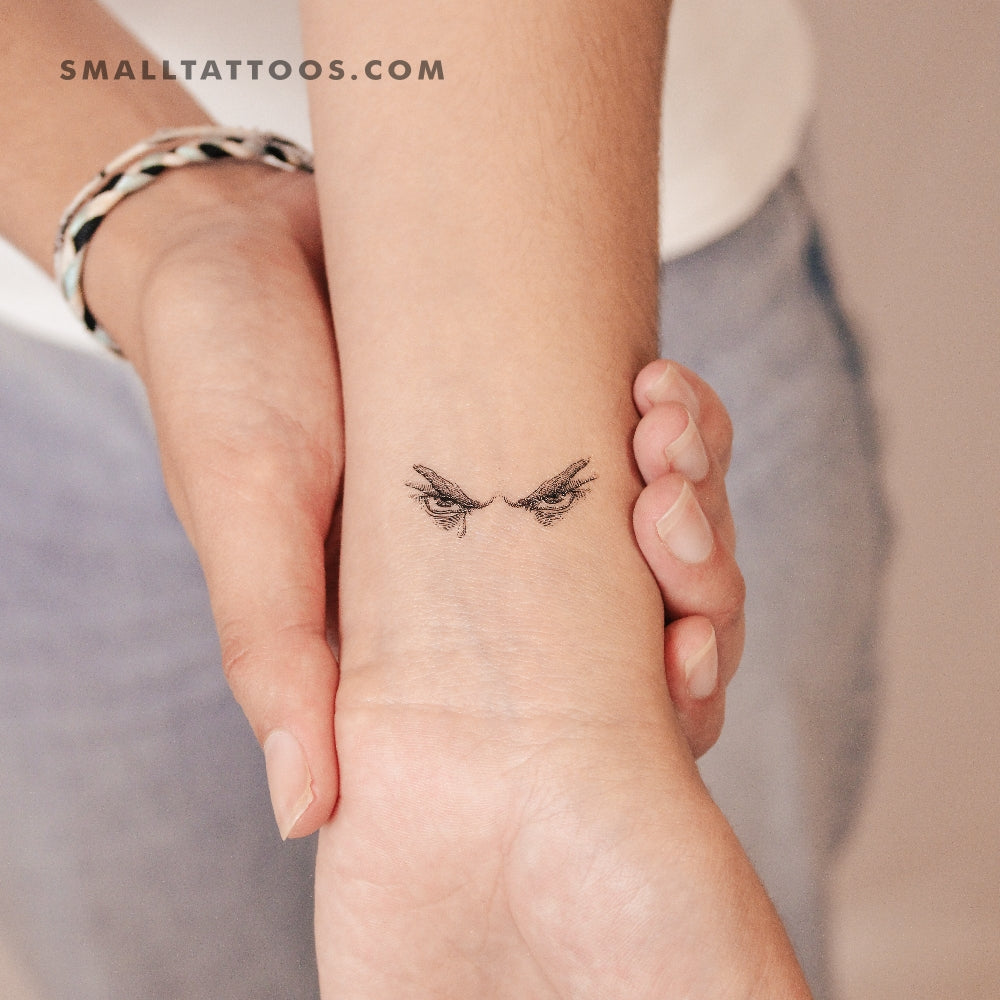 The Fallen Angel's Gaze Temporary Tattoo (Set of 3)