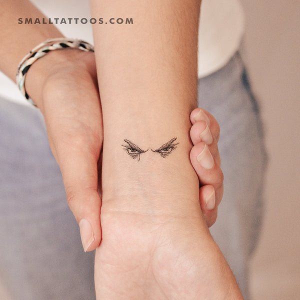 The Fallen Angel's Gaze Temporary Tattoo (Set of 3)