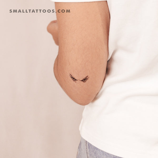 The Fallen Angel's Gaze Temporary Tattoo (Set of 3)