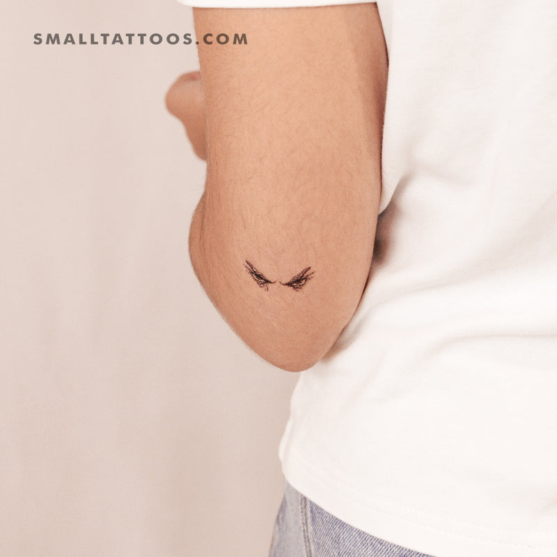 The Fallen Angel's Gaze Temporary Tattoo (Set of 3)