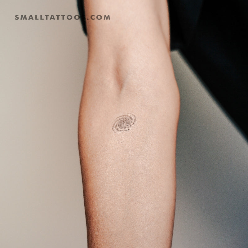 Galaxy Spiral Temporary Tattoo (Set of 3)