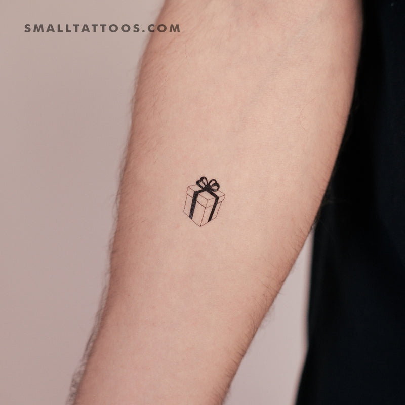 Gift Box Temporary Tattoo (Set of 3)