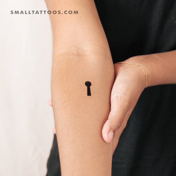Small Keyhole Temporary Tattoo (Set of 3)