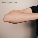 Heavy Soul Temporary Tattoo (Set of 3)