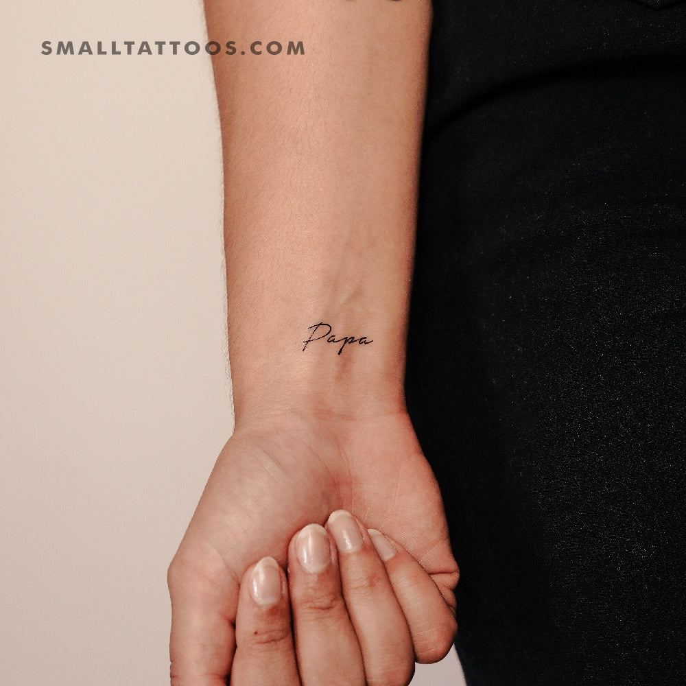Tatuaje temporal de papá (juego de 3)